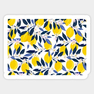 Lemon Tree Flowers Sticker